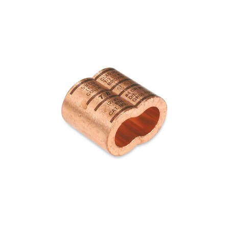 Abb COPPER COMPRESSION GROUND TAP, FIG 8 E-Z-GROUND ROD CONNECTOR GR58-202